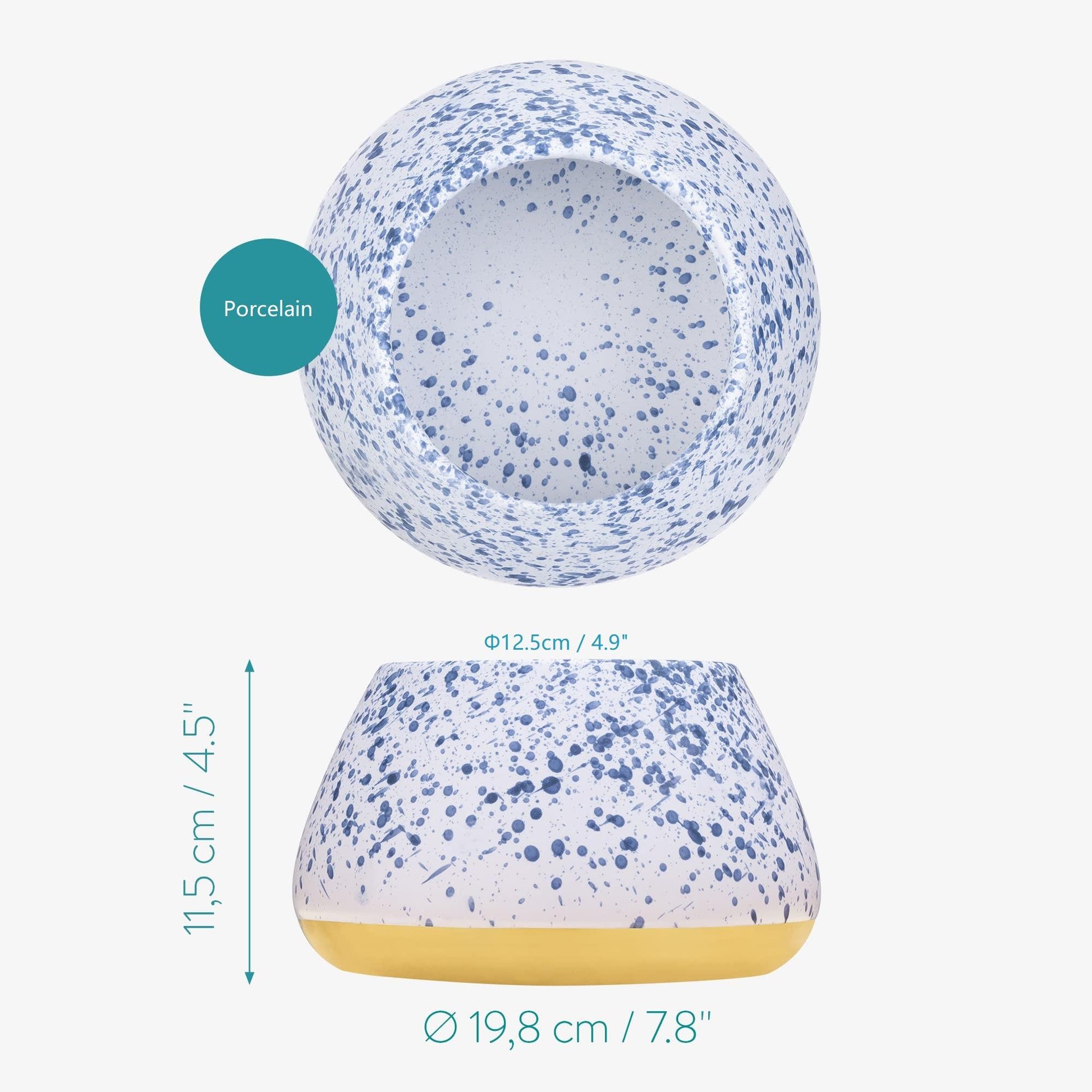 Gamelle céramique pour chien Cocker et Teckel oreilles tombantes