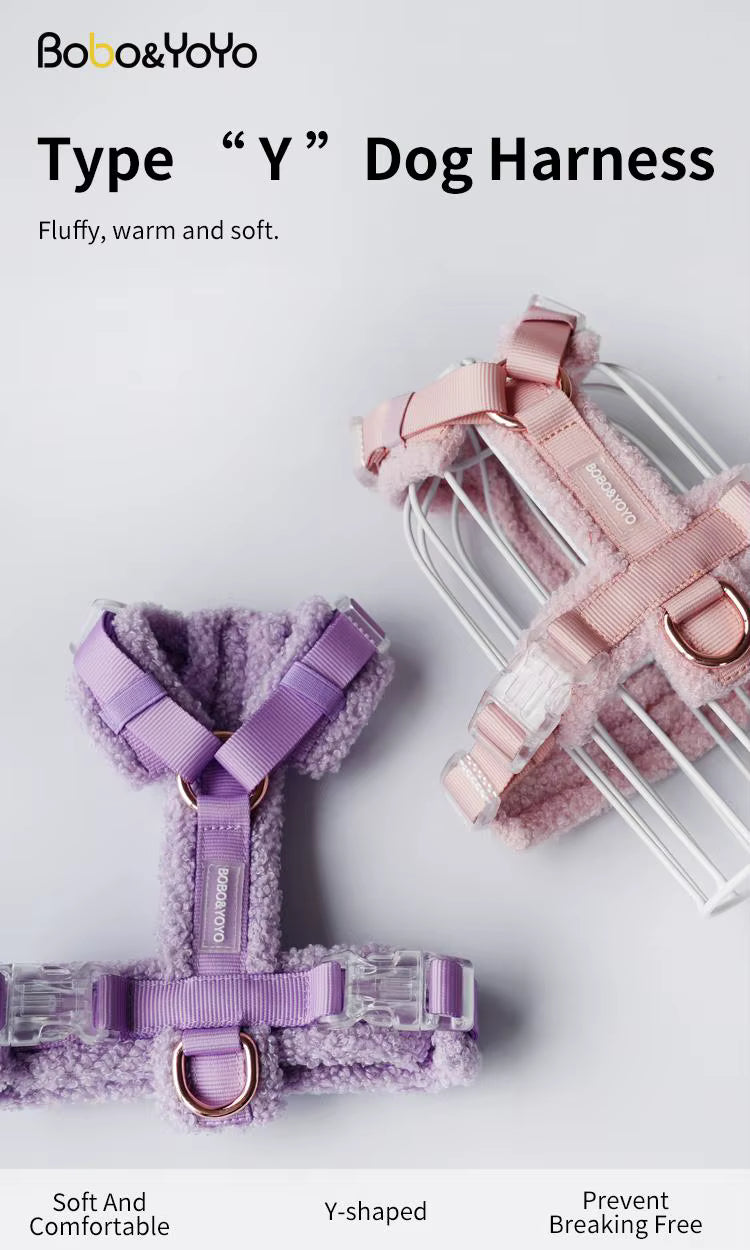 maisonmayaa-harnais-laisse-velours-moumoutte-gamelle oreilles longues