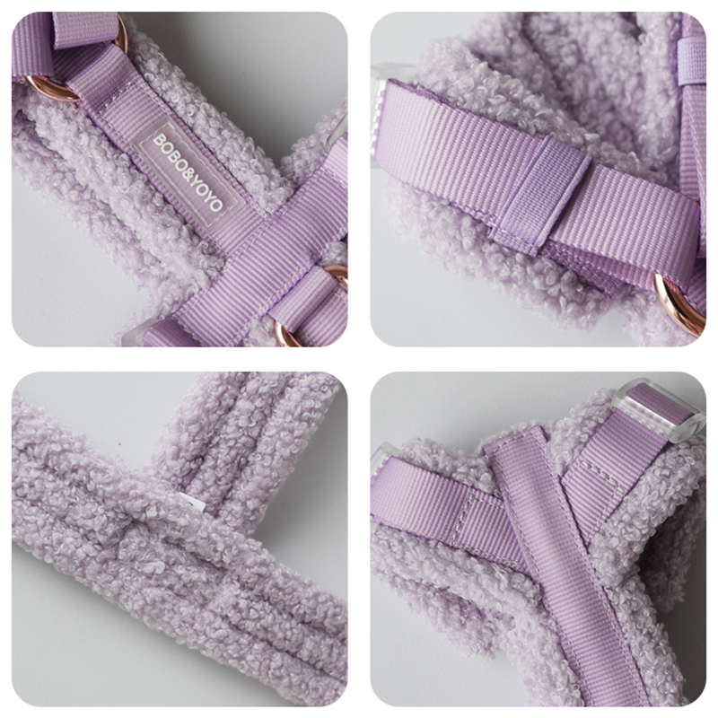 maisonmayaa-harnais-laisse-velours-moumoutte-gamelle oreilles longues